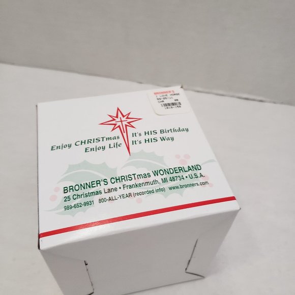 BRONNER'S Wonderland Ornament I Love Horses - Picture 8 of 8